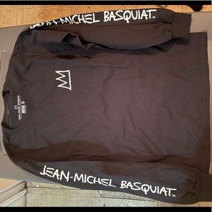 LONG SLEEVE BASQUIAT GRAPHIC TSHIRT S